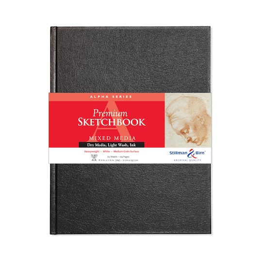 Stillman &#x26; Birn&#xAE; Alpha Series Hardcover Mixed Media Premium Sketchbook, 8.25&#x22; x 11.75&#x22;